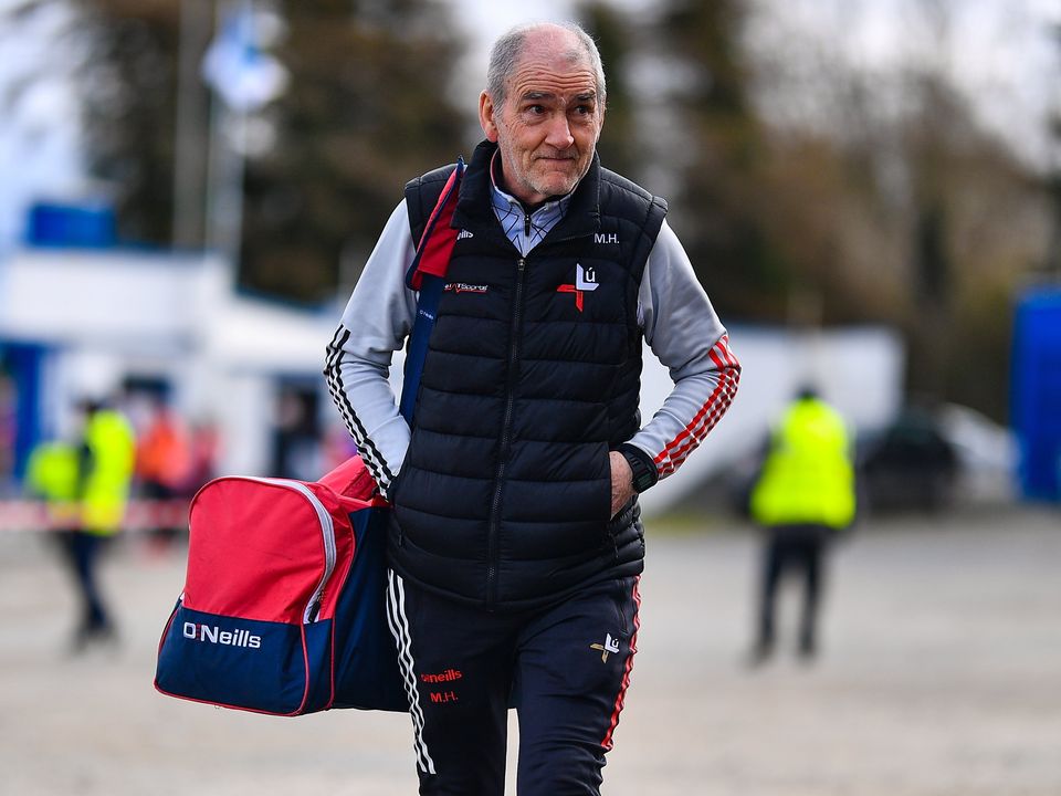 Louth manager Mickey Harte has done a brilliant job with the Wee County. Photo: Ben McShane/Sportsfile