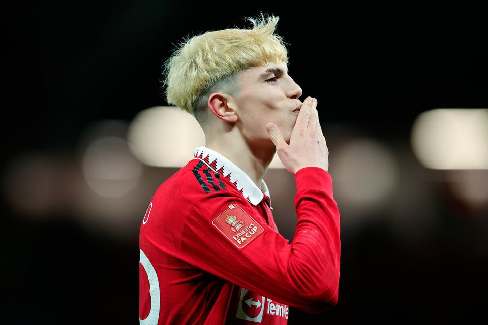 Alejandro Garnacho caught the eye for United