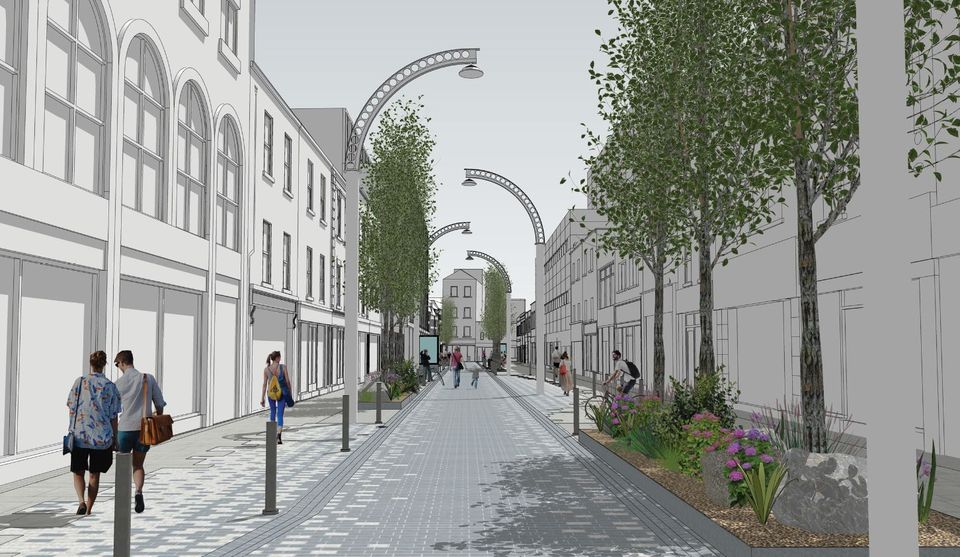 Plans for Liffey Street shared by Dublin City Council.