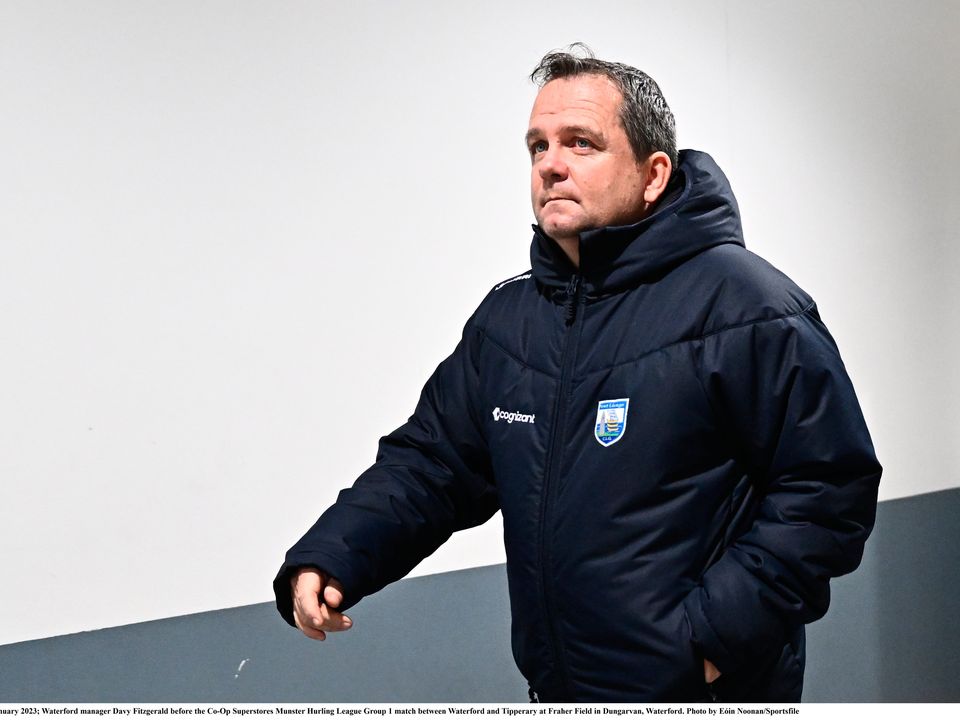 Waterford manager Davy Fitzgerald ahead of the Déise's victory over Tipperary in Mallow last night. Photo by Eóin Noonan/Sportsfile