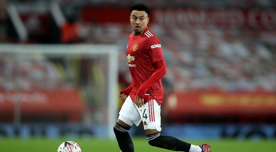 Jesse Lingard has found playing time hard to come by this season (Martin Rickett/PA)