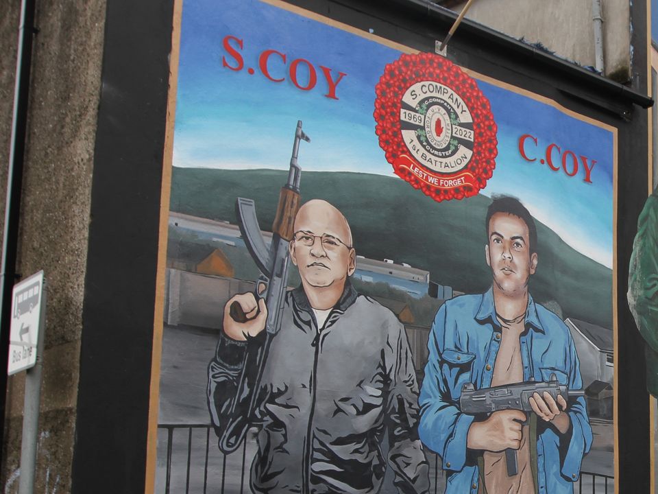 Joe Coggle mural on the Shankill Road