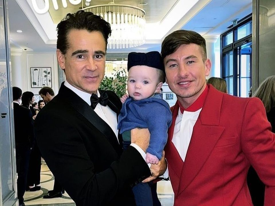Colin with Barry and son Brando