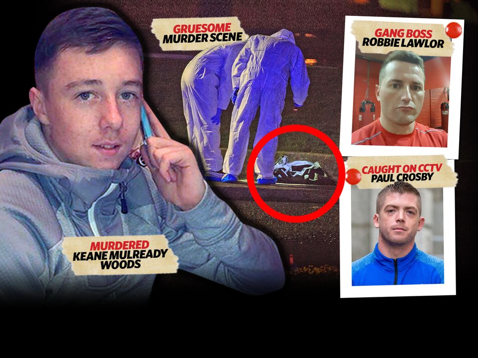 Keane Mulready Woods (left) scene in Coolock (centre) Robbie Lawlor (top, right) and Paul Crosby (bottom, right)