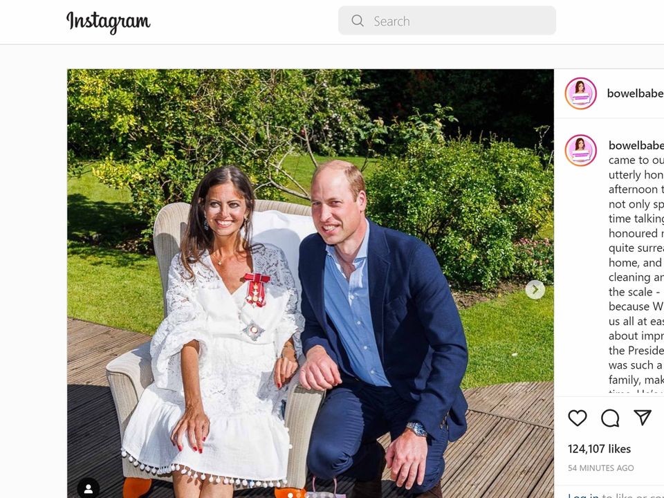 William visited Deborah James’ family home (Deborah James/bowelbabe/Instagram/PA)