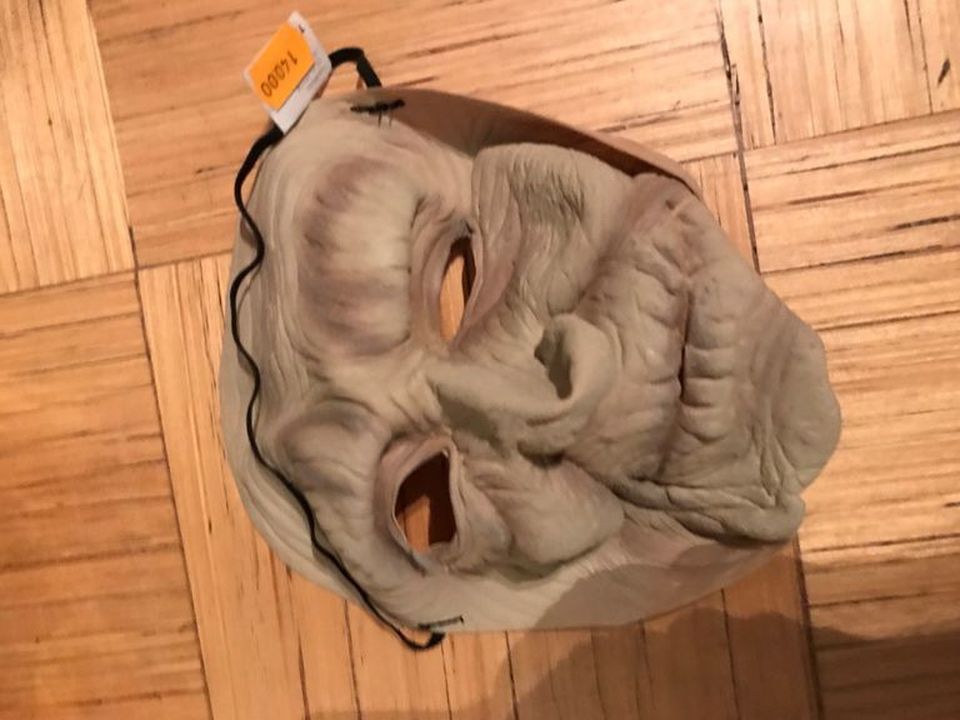 Another creepy mask cops believe Arakas used to conceal his identity