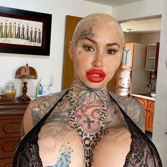 Instagram model left with huge 'uniboob' after one of her implants exploded