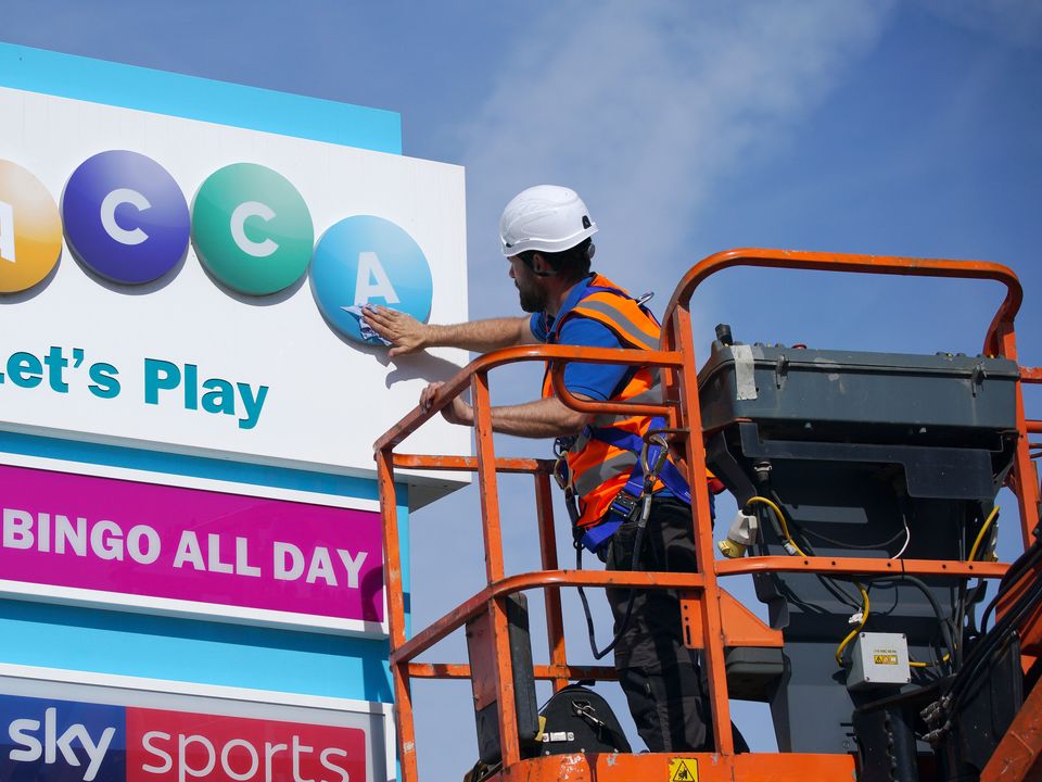 Mecca bingo in Liverpool re-name the club Macca Bingo in honour of Sir Paul McCartney’s birthday and Glastonbury appearance which are both happening later this month. Picture date: Thursday June 16, 2022.