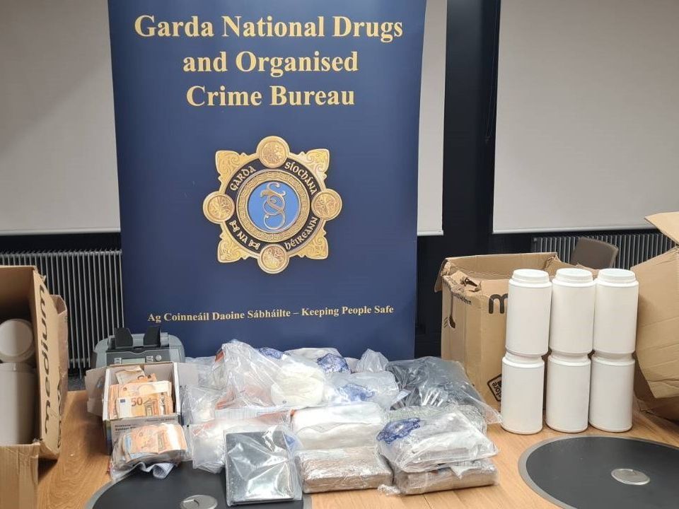 Some of the drugs haul made by gardai