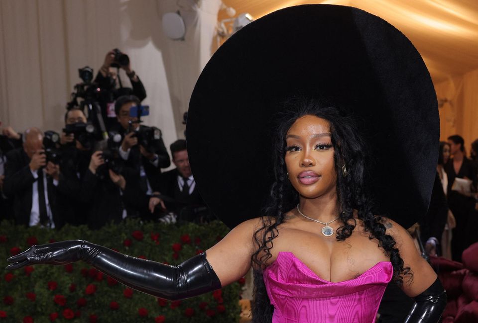 SZA arrives at the In America: An Anthology of Fashion themed Met Gala at the Metropolitan Museum of Art in New York City, New York, U.S., May 2, 2022. REUTERS/Andrew Kelly