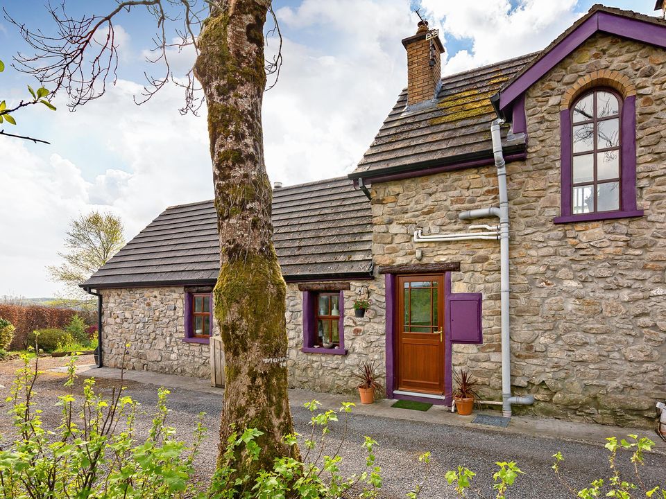 A view of the extended main cottage at Ard Nahoo, Dromahair, Co Leitrim
