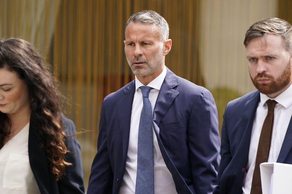 Ryan Giggs faces a domestic violence trial in Manchester on August 8 (Peter Byrne/PA)