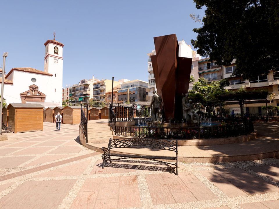 The main square in Fuengirola where Hutch was arrested (Solarpix.com)