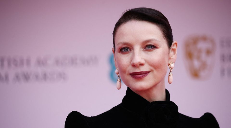 Caitriona Balfe at the 75th British Academy of Film and Television Awards in London. Photo: Reuters/Henry Nicholls