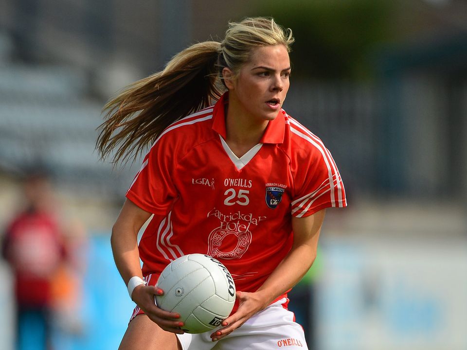 Aoife lining out for Armagh