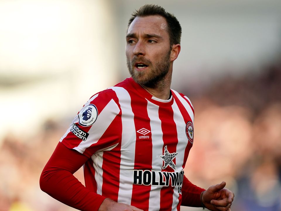 Christian Eriksen marked his full debut for Brentford last weekend (Aaron Chown/PA)