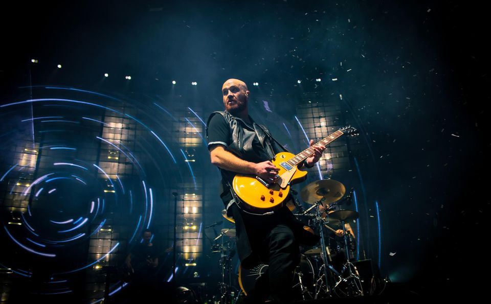 Mark on stage (Photo by Venla Shalin/Redferns)