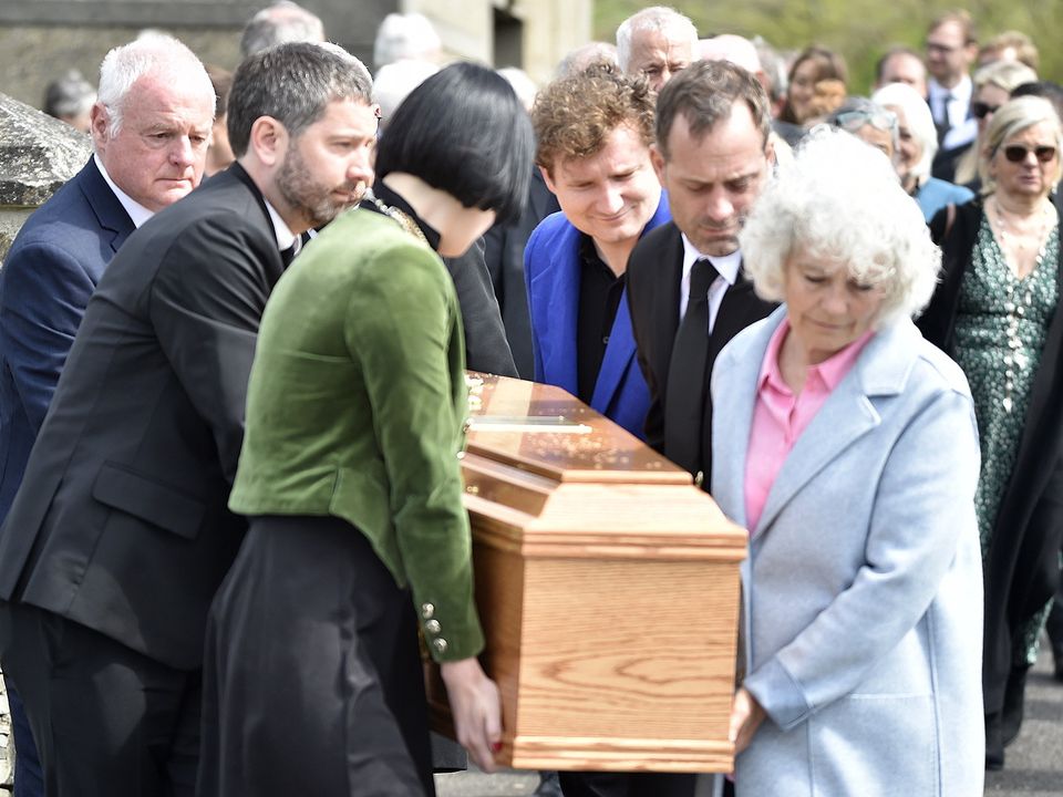 The funeral of Anne Mary Sheeran in Monaseed Church on Wednesday.