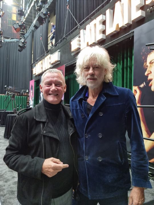 Pete says he looks up to how Bob Geldof has carried on