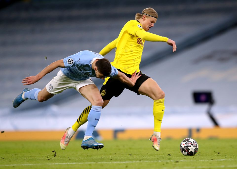 Haaland, who played against City in the Champions League last season, boasts a prolific goalscoring record (Nick Potts/PA)