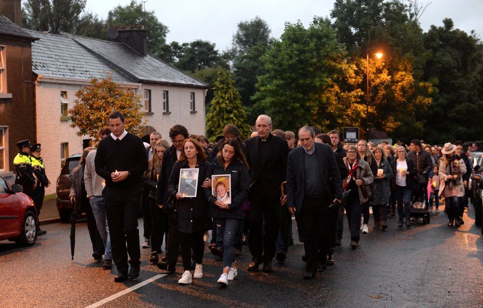 A vigil for Thelma and Michael in Multyfarnham