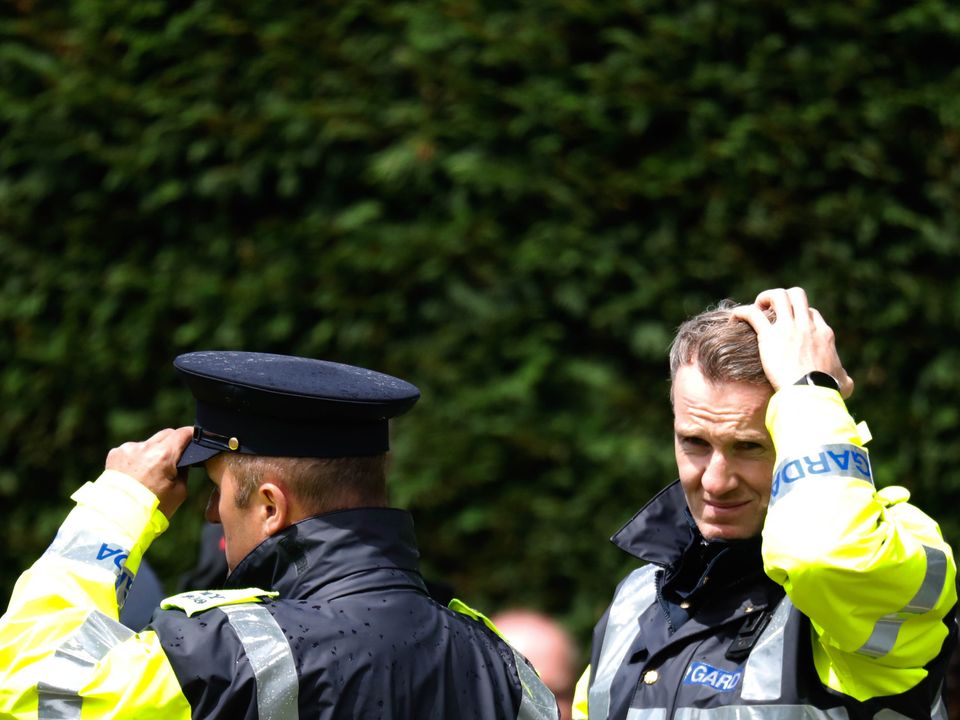 FILE PHOTO Stephen Silver has been found guilty of the capital murder of detective garda Colm Horkan in Co Roscommon more than two years ago END 21/06/2020. Covid-19 Pandemic (Coronavirus); Ireland; Lockdown Day 87. Day 14 of Phase two. Garda Colm Horkan Funeral. General scenes as the coffin of slain garda Colm Horkan leaves St James Church after the funeral service in Charlestown; County Mayo. Photo: Leon Farrell/RollingNews.ie
