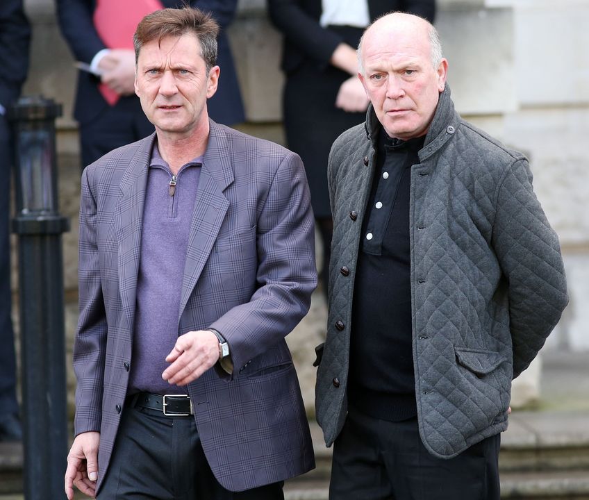 (From left) Kincora  victims Richard Kerr and Gary Hoy. Picture by Presseye