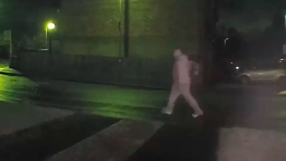 Police have released CCTV footage of a suspect seen entering the street where Natalie McNally lived on the night she was killed.