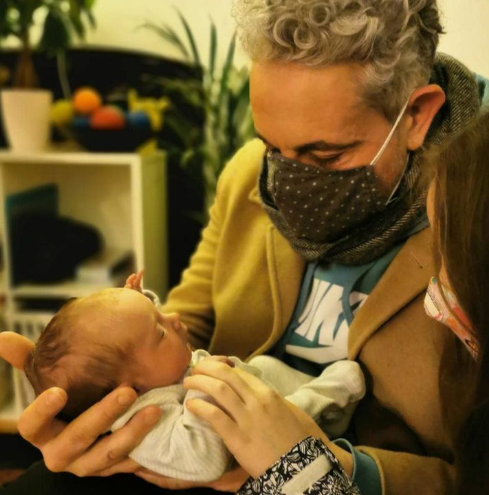 Baz Ashmawy with his granddaughter Lilly