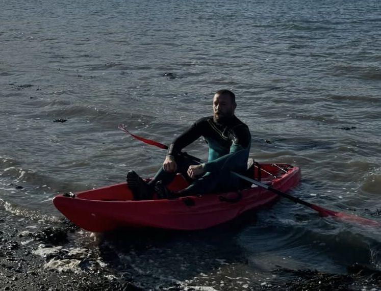 Conor McGregor enjoys the outdoors in Rostrevor