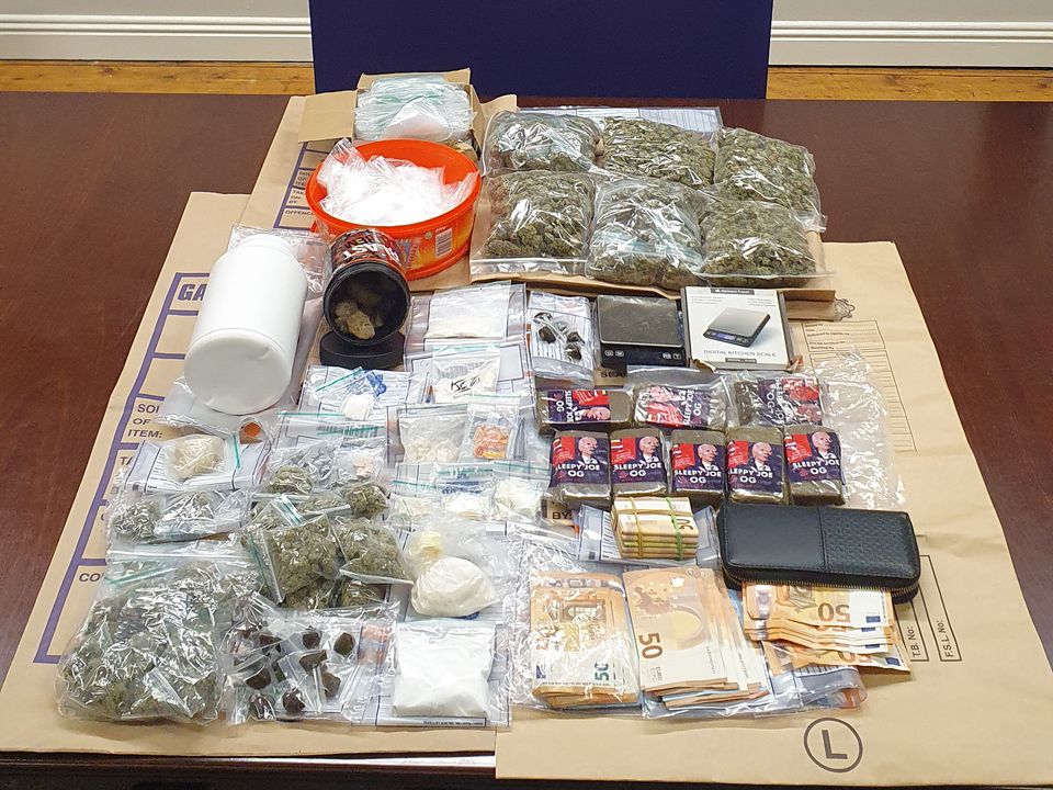 Some of the drugs seized in Dublin