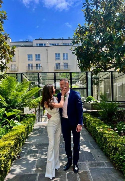 The couple shared some lovely snaps from their big day
