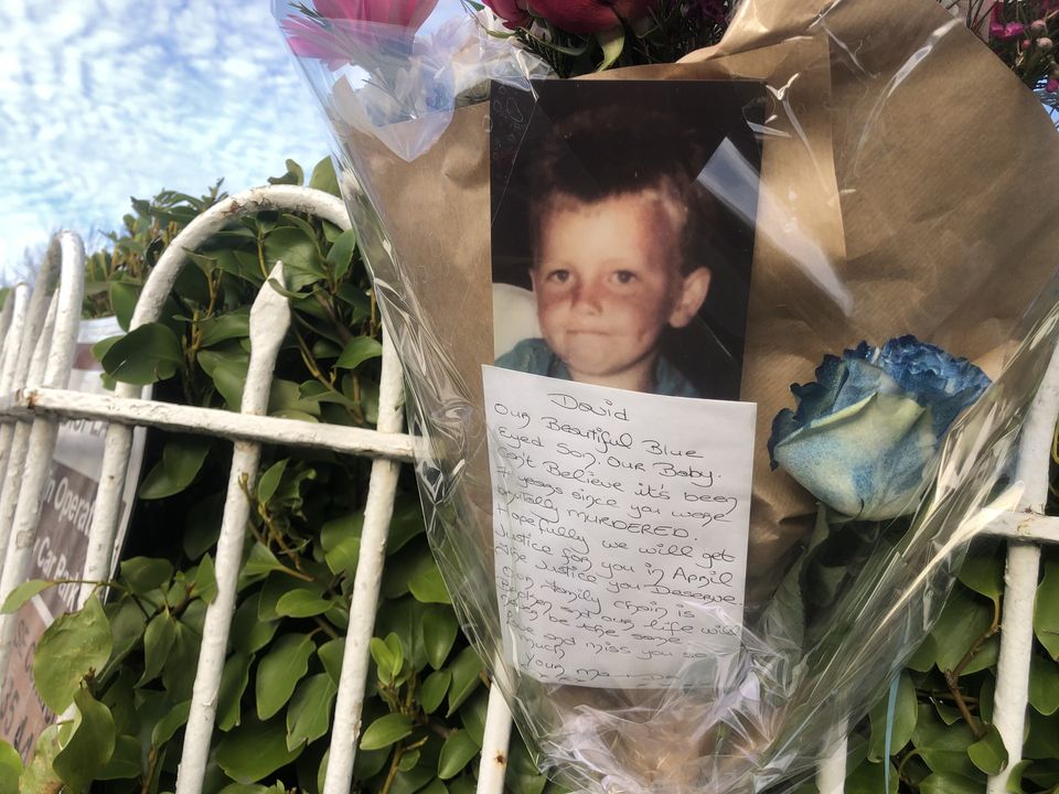Flowers and tributes for David Byrne were left at the Bonnington Hotel previously  known as the Regency Hotel.