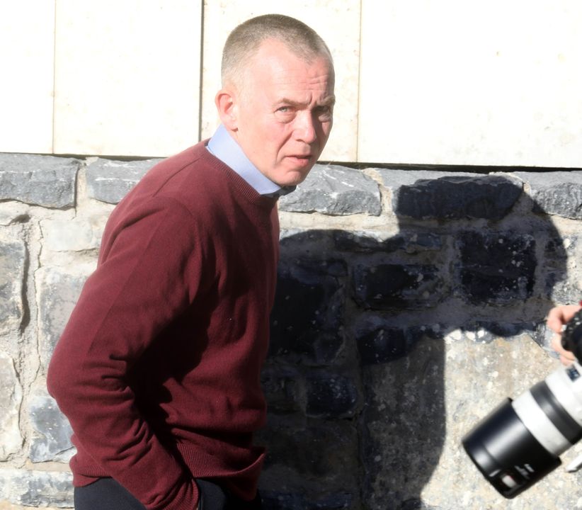 Andrew Rowe, 47yrs, Clonsilla, Dublin, pictured leaving the Criminal Courts of Justice (CCJ) on Parkgate Street in Dublin