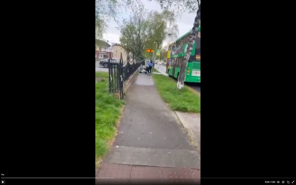 The man was attacked after he was dragged from the bus