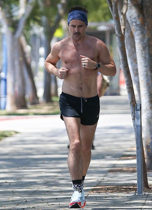 Colin keeping fit in LA