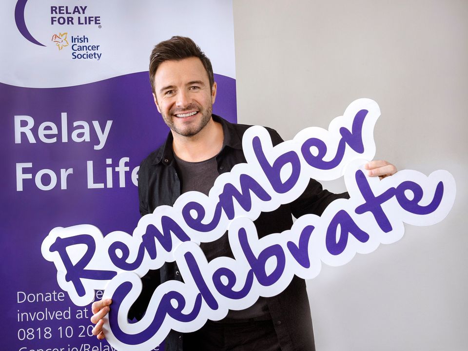 Shane Filan is a Relay For Life ambassador with the Irish Cancer Society