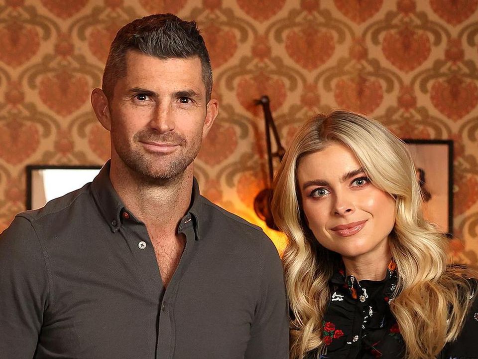 Rob Kearney with his wife Jess Redden. Picture by Frank McGrath