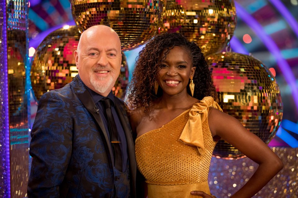 Comedian Bill Bailey is paired with professional dancer Oti Mabuse (BBC/PA)