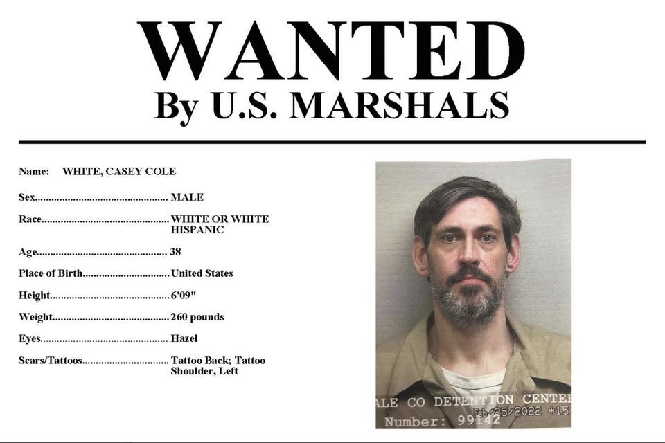 The pair are considered dangerous and should not be approached by the public (US Marshals Service/AP)