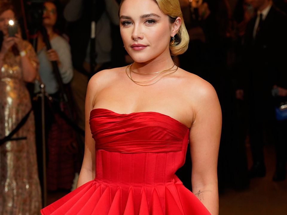Florence Pugh attending the 43rd London Critics' Circle Film Awards in London. Photo: Ian West/PA Wire