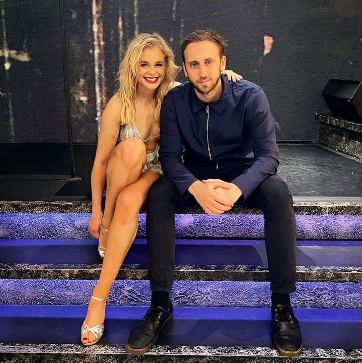 Emily with her partner Olly Ashton