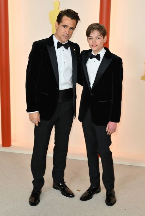 Colin Farrell with his son Henry
