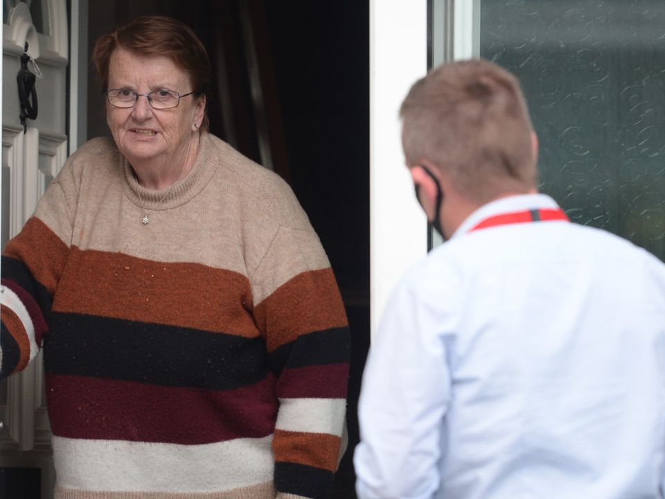 Thief Lynda Goldsmith, who took the money from a purse and account, talks with Sunday World’s Patrick O’Connell