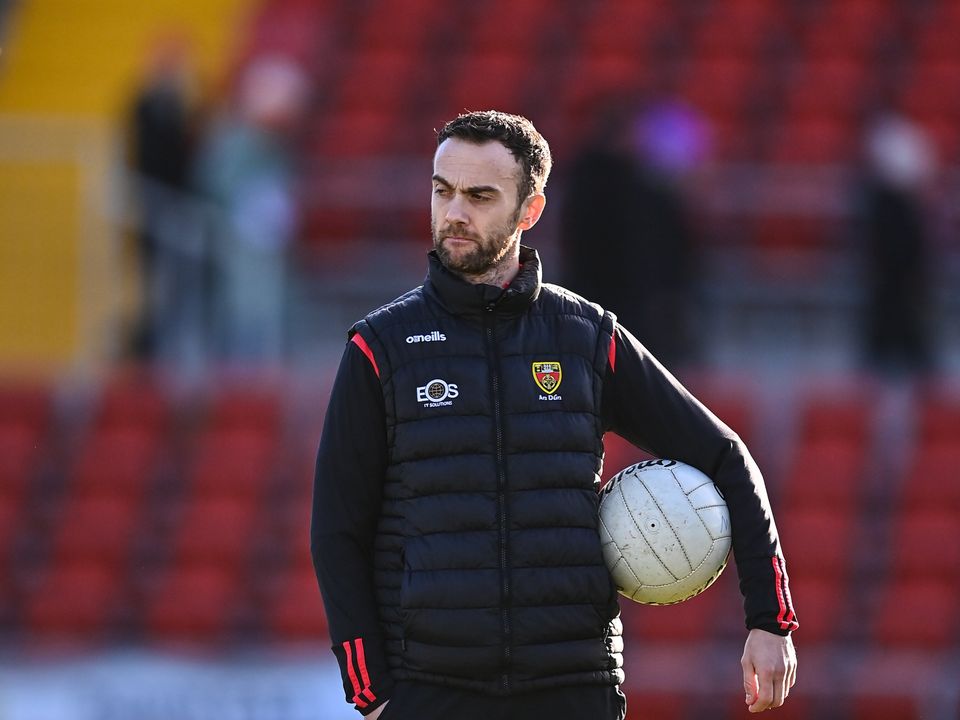 New Down manager Conor Laverty is doing a good job. Photo: Ben McShane/Sportsfile