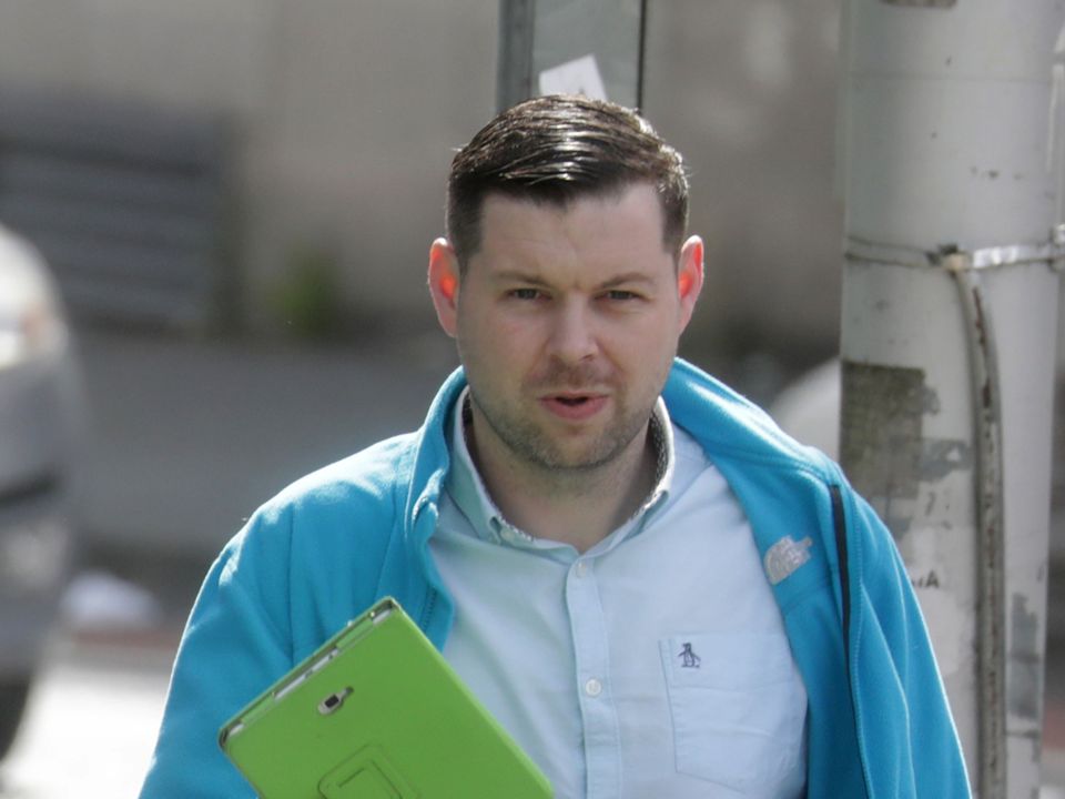 Sean Fitzgerald, 34, of Galtimore Road, Driminagh, Dublin, pictured at the Criminal Courts of Justice (CCJ) on Parkgate Street in dublin before he was jailed. Pic: Paddy Cummins/IrishPhotoDesk.ie