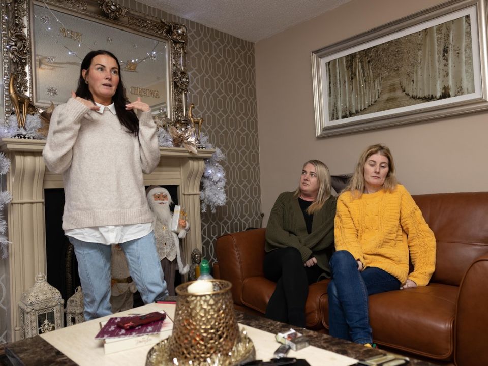 Annmarie, Janice and Rachel talk to the Sunday World