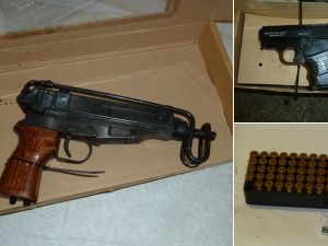 Police Seize Deadly Weapons Intended for Criminal Market: Skorpions, Submachine Gun, and Pistols Uncovered