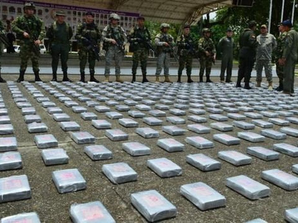 One haul of cocaine in Columbia