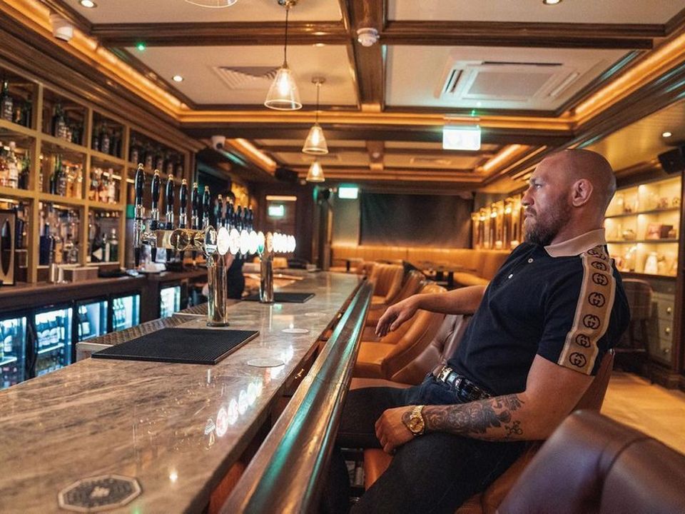 Conor McGregor at the Black Forge inn
